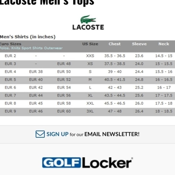 Lacoste Men's Career Dress Shirt Size Sz 44 - Picture 10 of 10